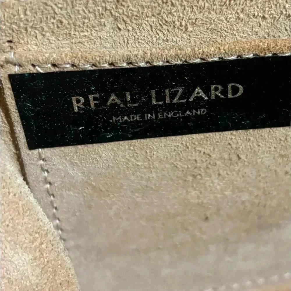 Mappin & wabb black vintage Lizard leather handle bag